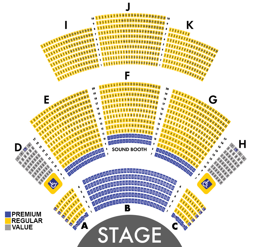 Carolina Opry Theater Seating Chart