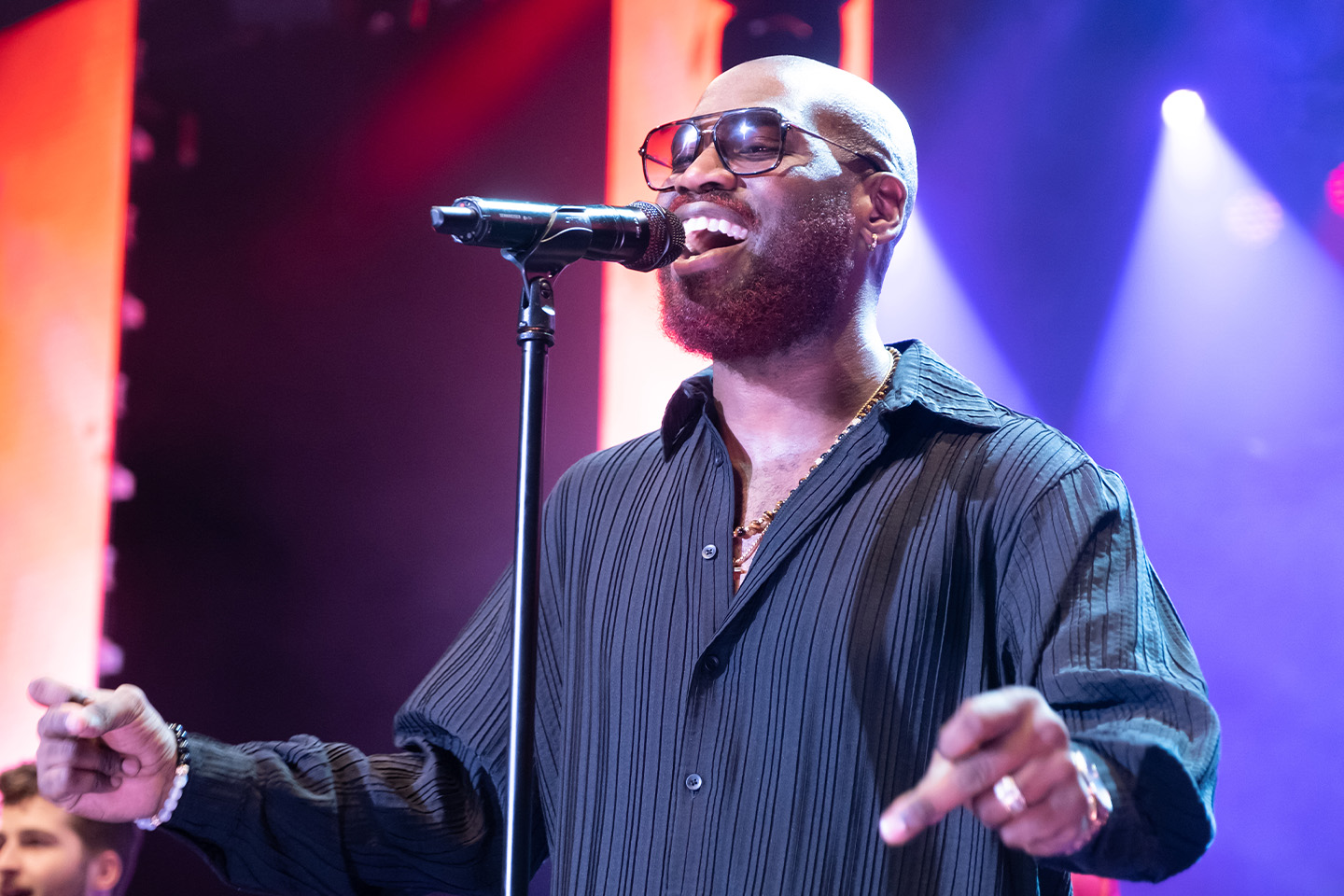 Calvin Gilmore performing at The Grande Ole Opry